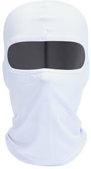 DynamicDeals Full Face Balaclava Mask For Skiing & Motorcycle UV Protection white