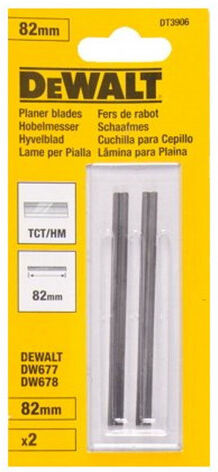 DeWALT DT3906-QZ Fers de rabot TCT 82mm