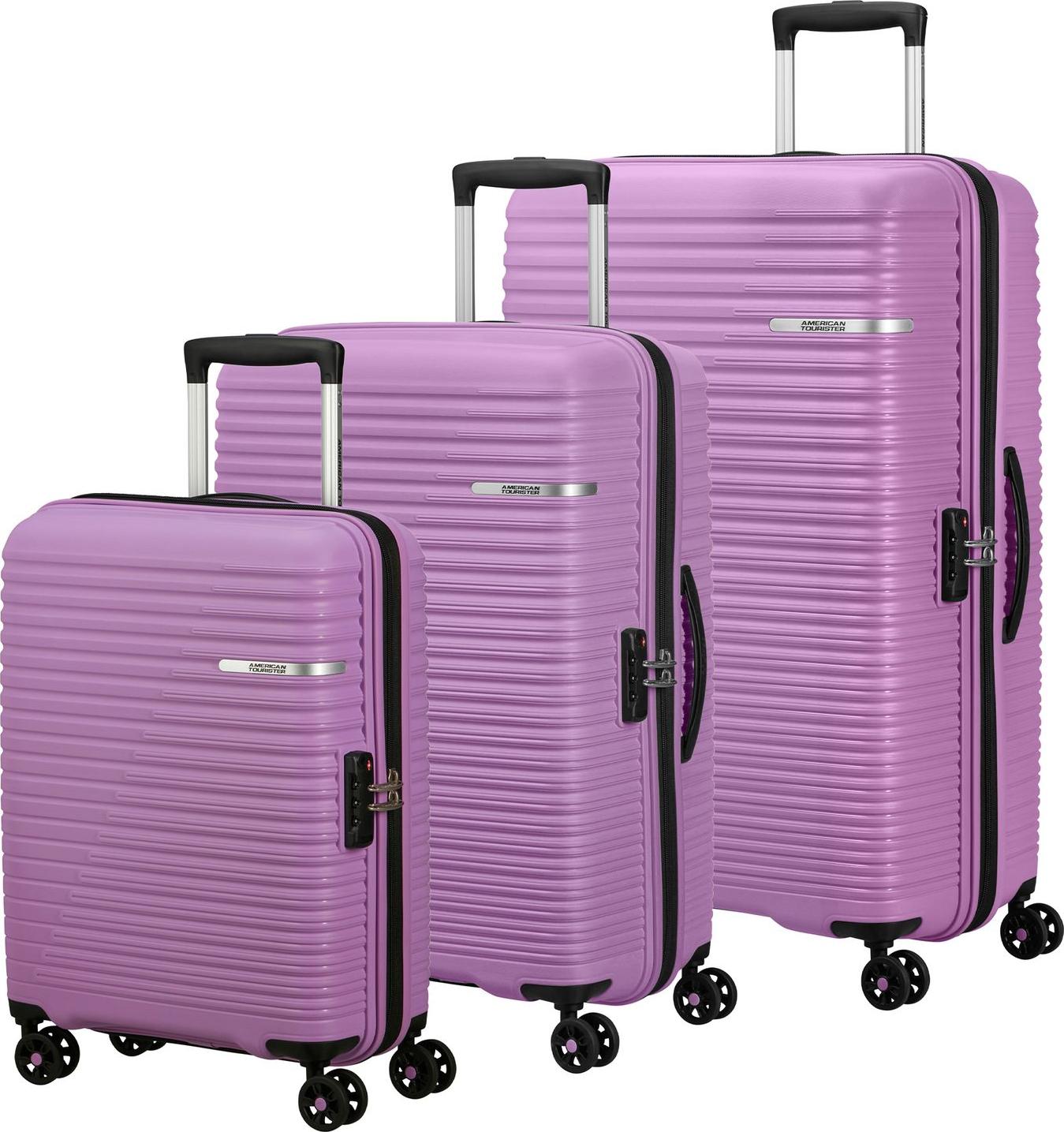 American Tourister Trolley Liftoff 3 PC Set D Violet Pink flieder 79cm