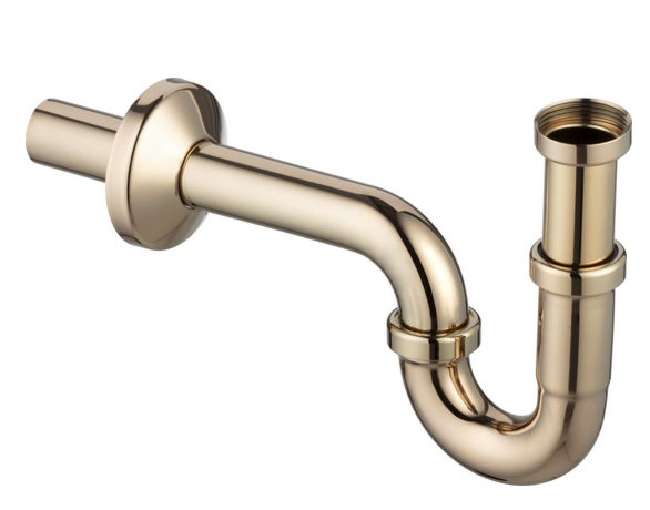 Viega Röhrengeruchsverschluss-Plus-Siphon 125165 G 1 1/4x32mm, edelmessing