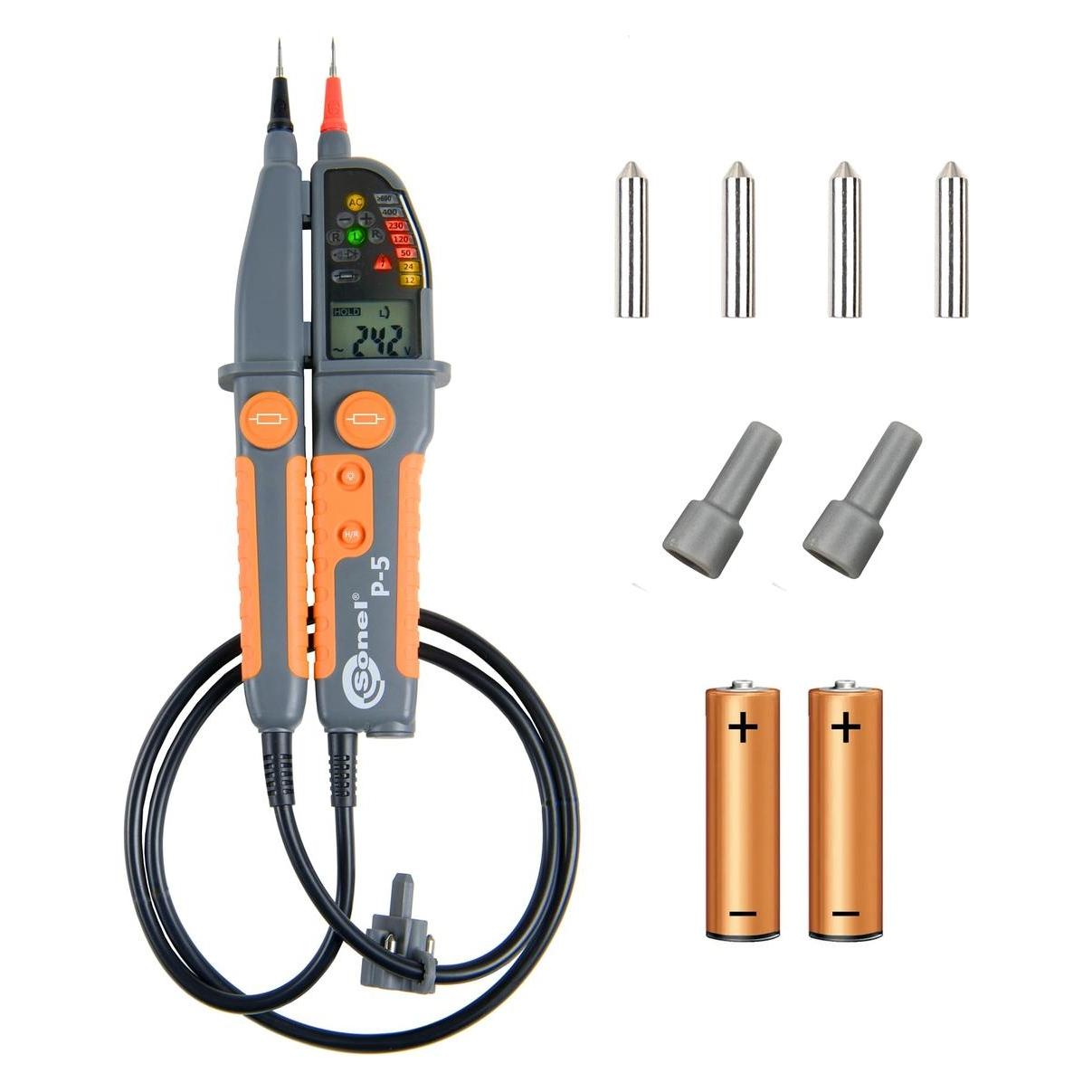 Sonel Dwubiegunowy tester napięcia P-5 WMGBP5 (CAT III 690V, Spannungsprüfer) (WMGBP5)