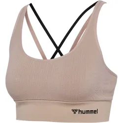 hummel hmlMT FLOW Seamless Sport-BH Damen chateau gray XS