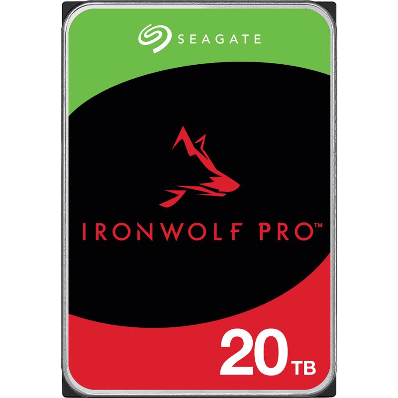 20TB Seagate IronWolf Pro NAS HDD +Rescue ST20000NT001 256MB 3.5" (8.9cm) SATA 6Gb/s