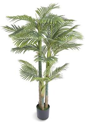 Kodotan sofa Artificial Gold Cane Palm Tree, 6.5 FT Tall Faux Plant, PE Material & Anti-Tip Tilt Protection Low-Maintenance Plant, Lifelike