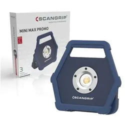 Scangrip, Arbeitsleuchte, Wiederaufladbare COB-LED-Arbeitsleuchte 900 Lumen, USB-Powerbank, limitierte MINI MAX PROMO-Edition (900 lm)