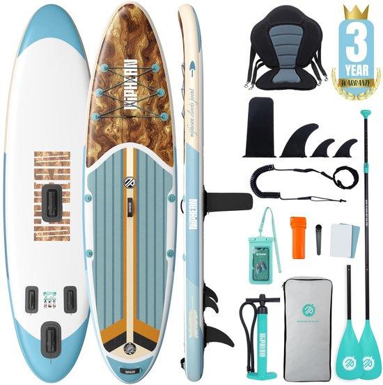 Solidchoice - Aufblasbares SUP Board mit Sitz und Zubehör für 2 Personen