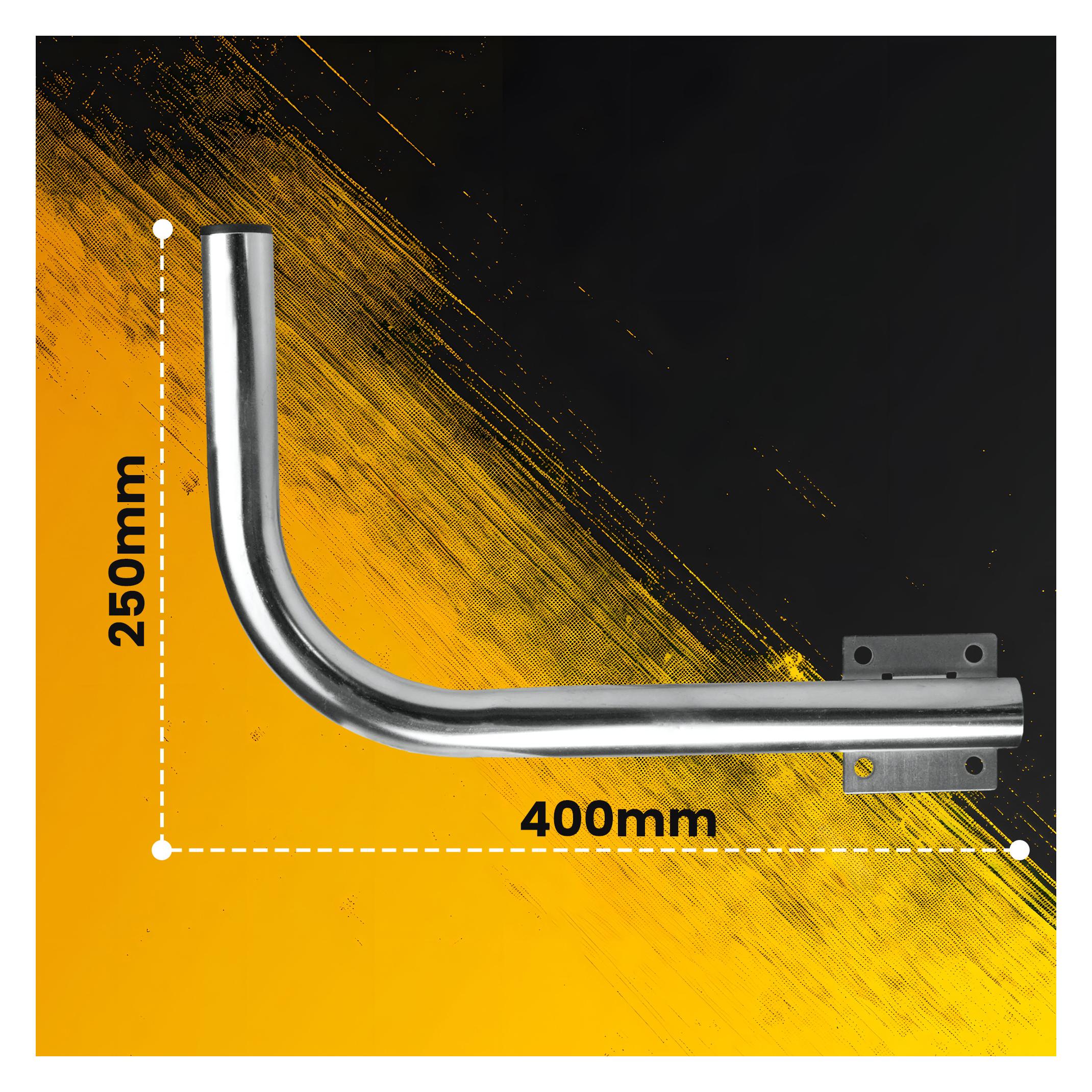 Extralink B300 Balcony Handle With U-Bolts M8 Lewy (Wandhalterung) (EX.6877)