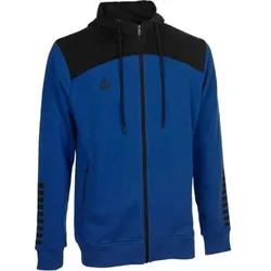 Select Kapuzen-Sweatjacke Oxford v22 - blau/schwarz - 5XL