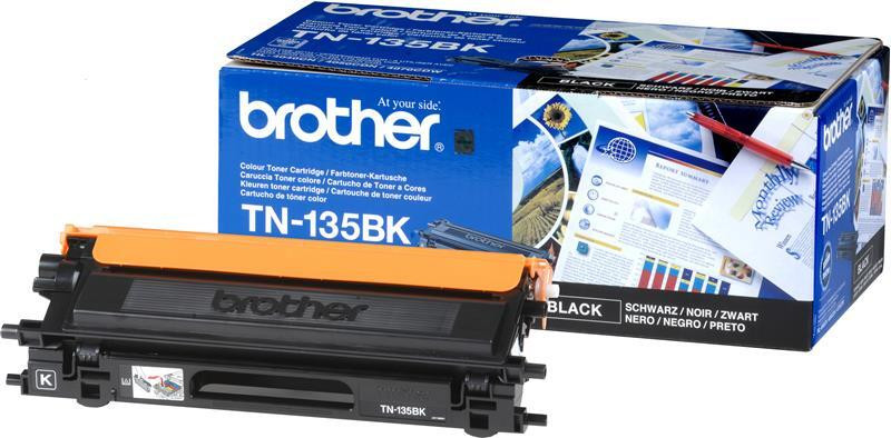 Brother Toner TN-135BK voor Brother laserprinters HL-4040CN, zwart