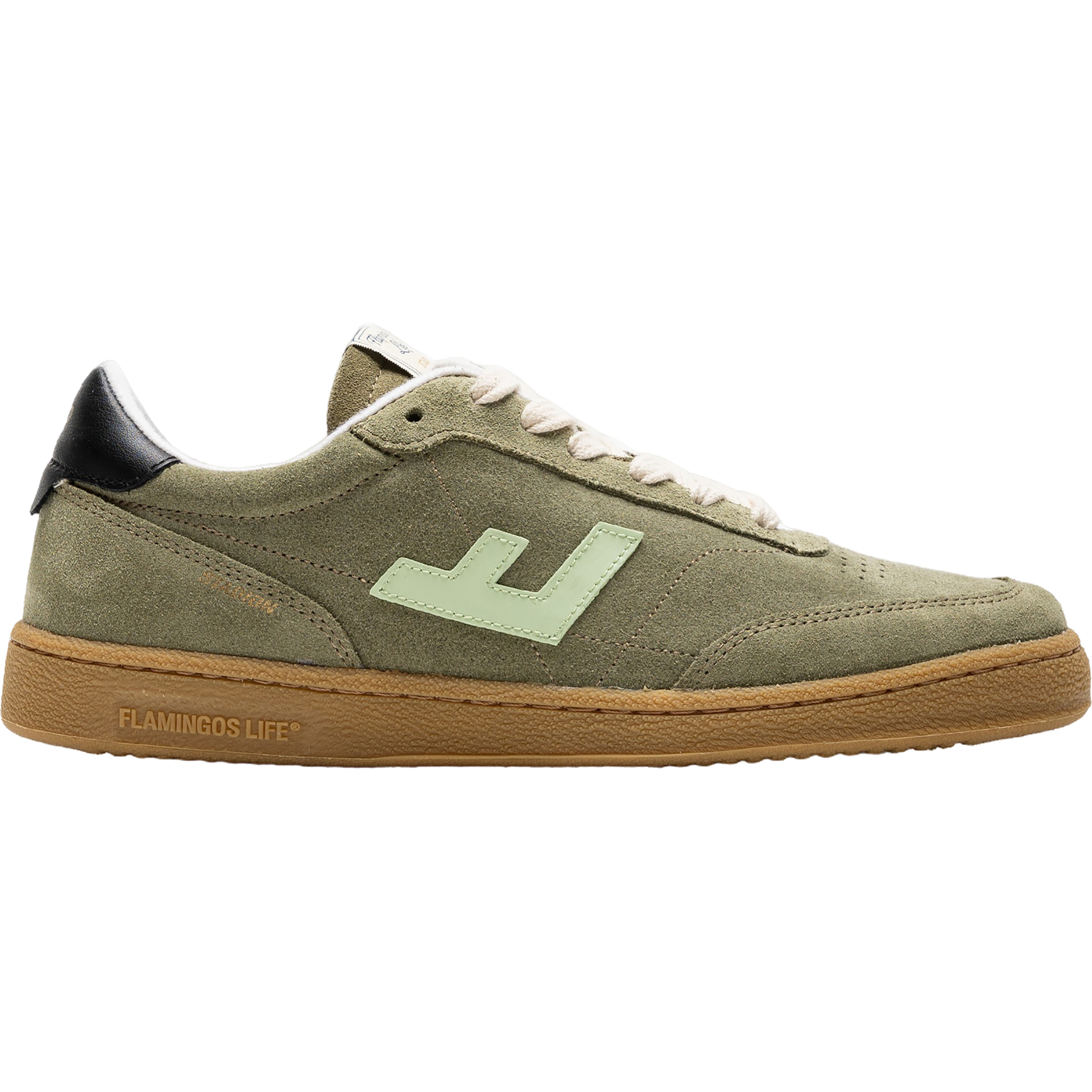 Flamingos Life Stadion Freizeitschuhe matcha black gum Größe 39 Lifestyle Atmungsaktiv