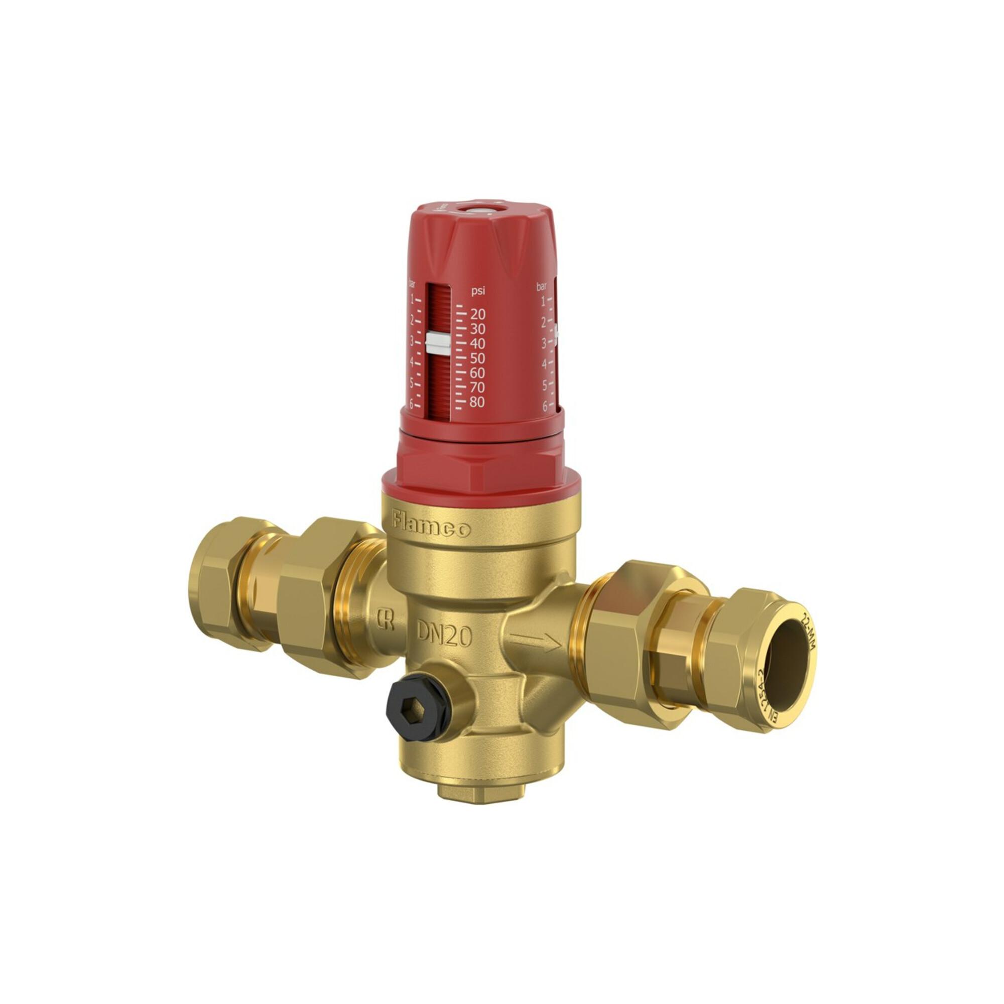 Flamco Sicherheitsventil Prescor 22mm, PN 25, 1.0-6.0 bar (27467)