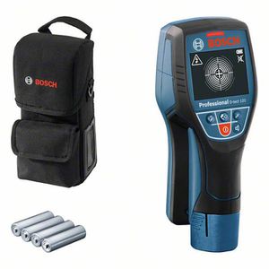 Bosch Ortungsgerät 0601081303, Wallscanner D-tect 120, bis 120mm Tiefe, LCD und LED-Anzeige, mit Batterie