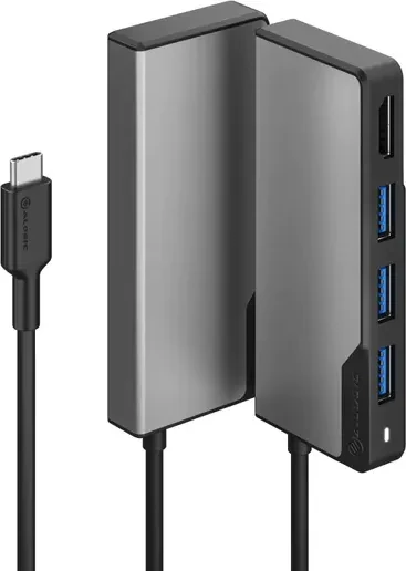 Alogic USB-C HUB 5 in 1 HDMI & USB space grau
