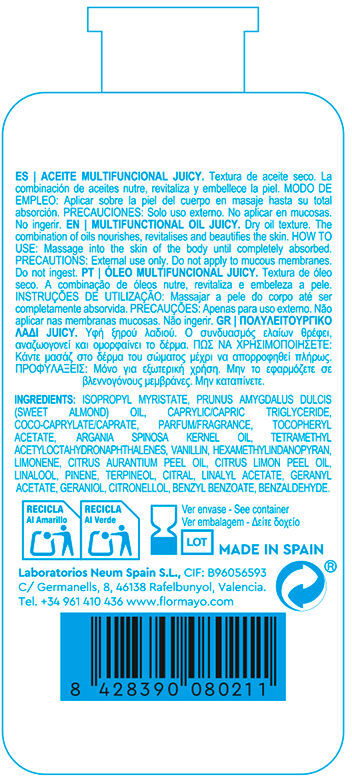 Flor De Mayo Aceite Multifuncional juicy 50 ml