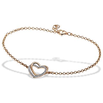 Armband GOLDMAID, rosa (rotgoldfarben), Armbänder, Damen, Silber 925 (Sterlingsilber), Armband