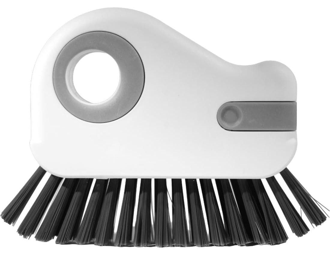 Dripio 2-in-1 raamreinigingsborstel voor smalle spleten, grijs