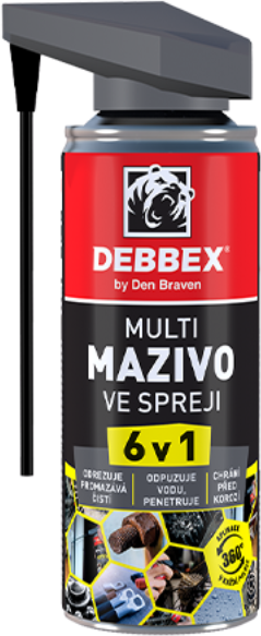 B2B Partner Multi mazivo ve spreji 6v1, 400ml