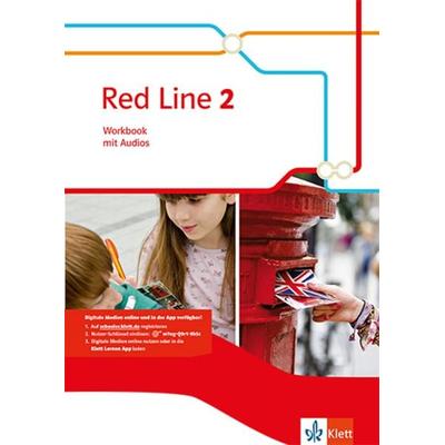 Red Line 2. Workbook mit Audios. Ausgabe 2014, Set von , Klett Schulbuchverlag, 978-3-12-548782-6