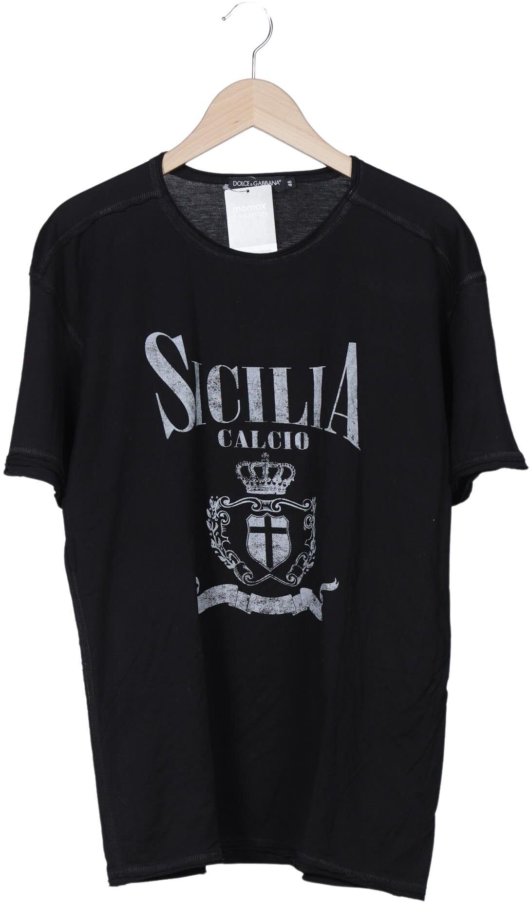 Dolce&Gabbana Herren T-Shirt, Schwarz, Gr. EU 46, kein / Etikett - Second Hand