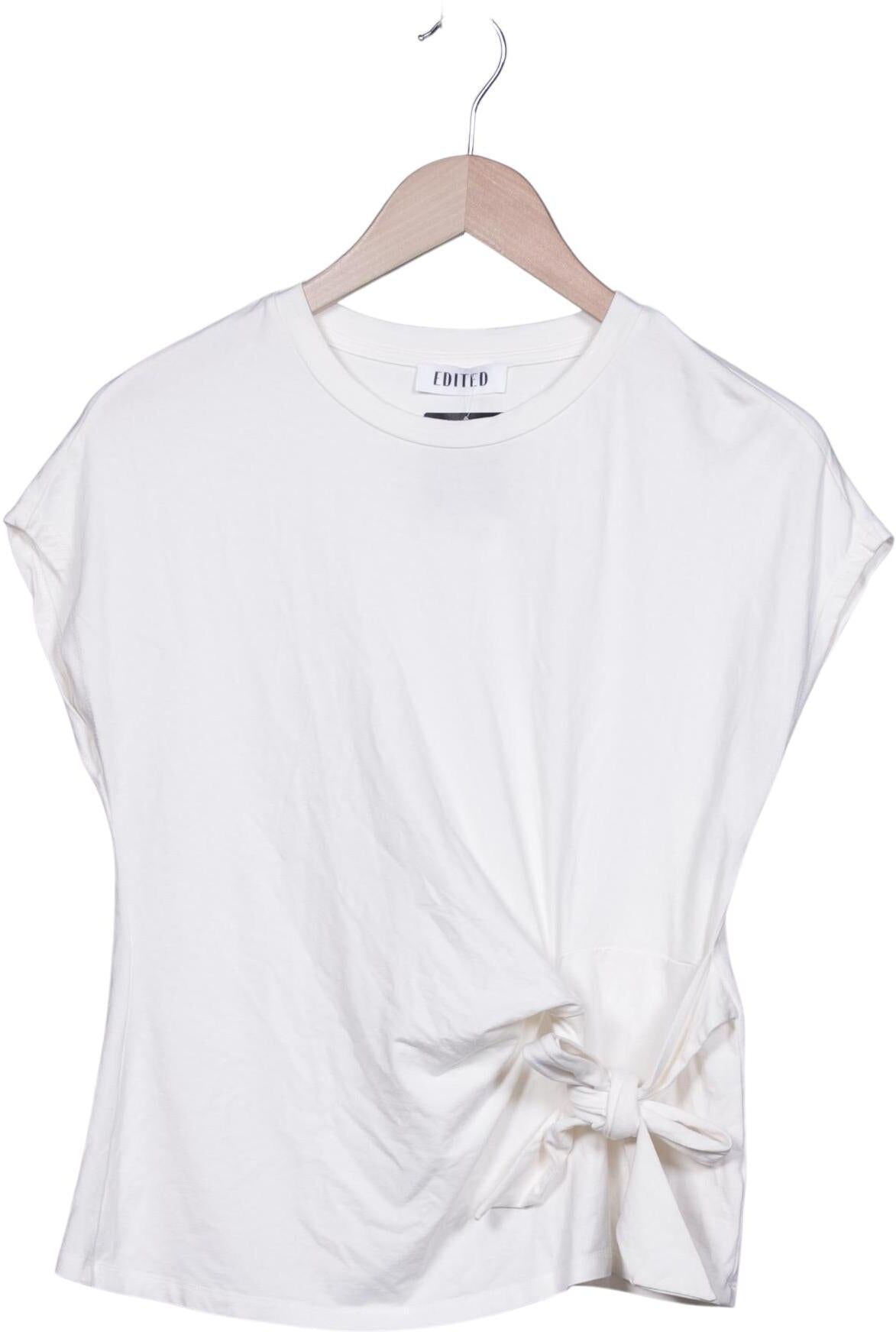 Edited THE Label Damen T-Shirt, Cremeweiß, Gr. EU 38, kein / Etikett - Second Hand