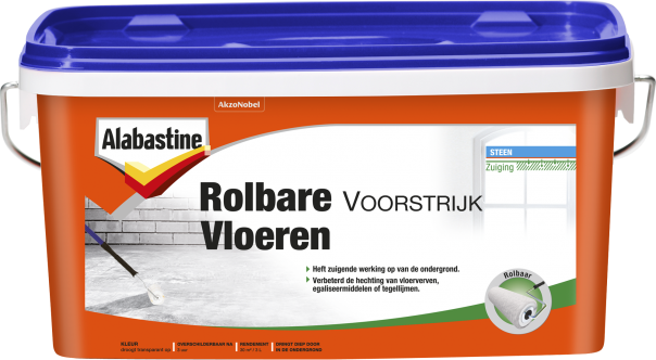 Alabastine Rolbare Voorstrijk Vloeren - 2,5 liter
