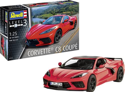 Revell 07714 Corvette C8 Coupé Automodell Bausatz 1:25