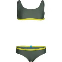 ARENA Kinder Schwimmanzug GIRLS' ESSENTIALS BIKINI BRALETTE, Größe 140 in Grün Grün