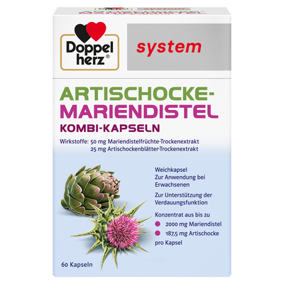 Queisser Pharma GmbH & Co. KG DOPPELHERZ Artischocke-Mariendistel system Weichk. 60 St 13906297