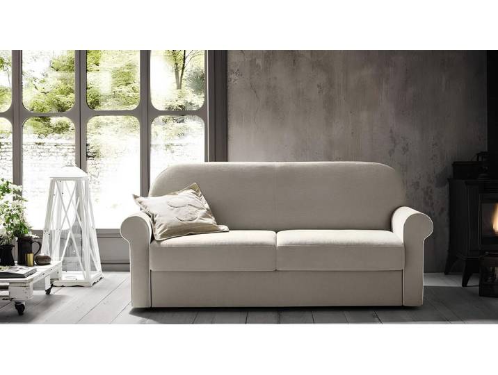 JVmoebel Schlafsofa Schlafsofa von Alfitalia in modernem Grauton mit Ausziehfunktion, 1 Teile, Made in Europa