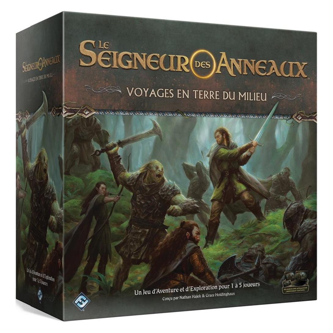 FFG Le Seigneur des Anneaux : Voyages en Terre du Milieu (Französisch, 1 - 5 Spieler) (FFGJME01)