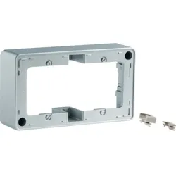 Berker AP-Rahmen 2f.alu/lack 10306084
