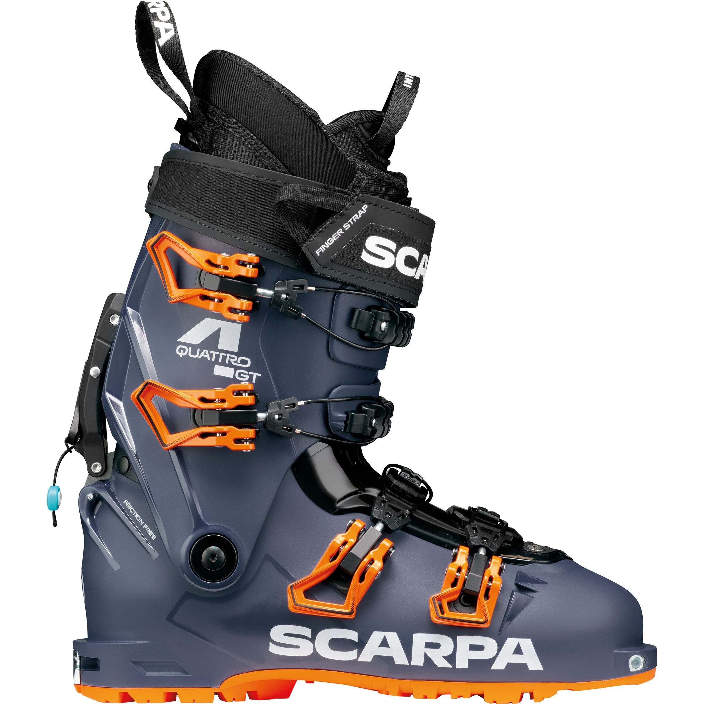 Scarpa 4-Quattro GT Tourenskischuhe Schuh blau Größe 44.5 Trekking