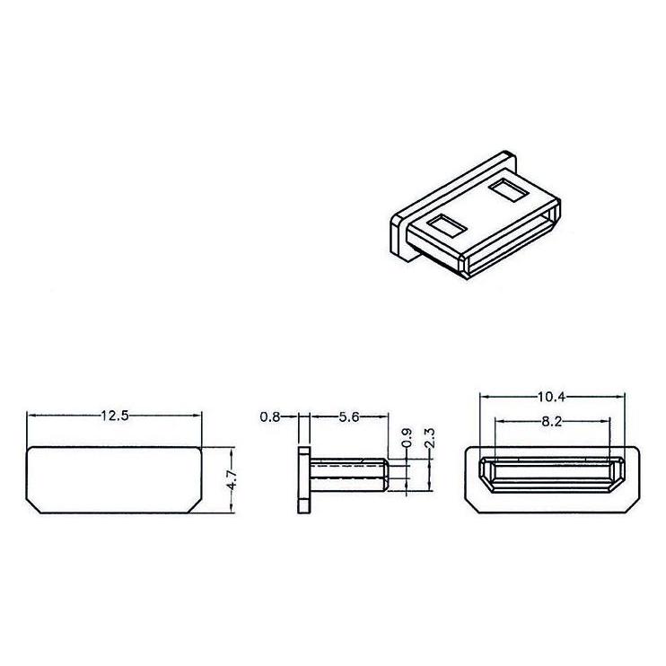 Delock Mini-HDMI Staubschutz, 10 Stück (64028)