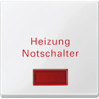 Wippe für Heizungsnot-Schalter Kontrollfenster weiß, Retail