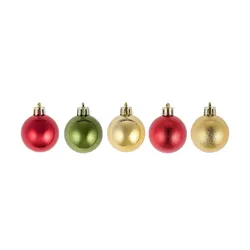 Weihnachtsbaumkugeln  3er Set   ¦ grün ¦ Kunststoff Ø: 4.0