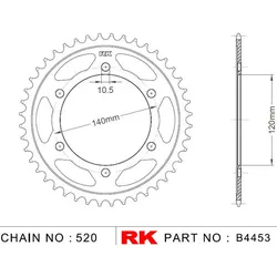 RK Kettenrad 4453 37 Zähne
