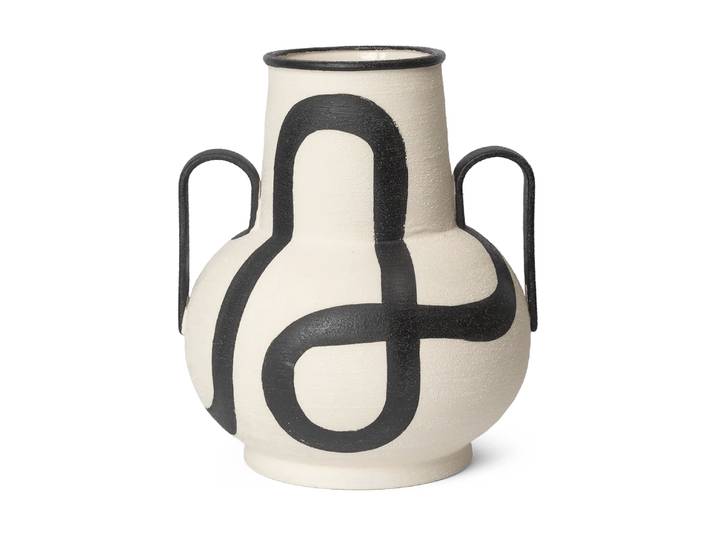 Ferm Living Vase Trace Blanc cassé