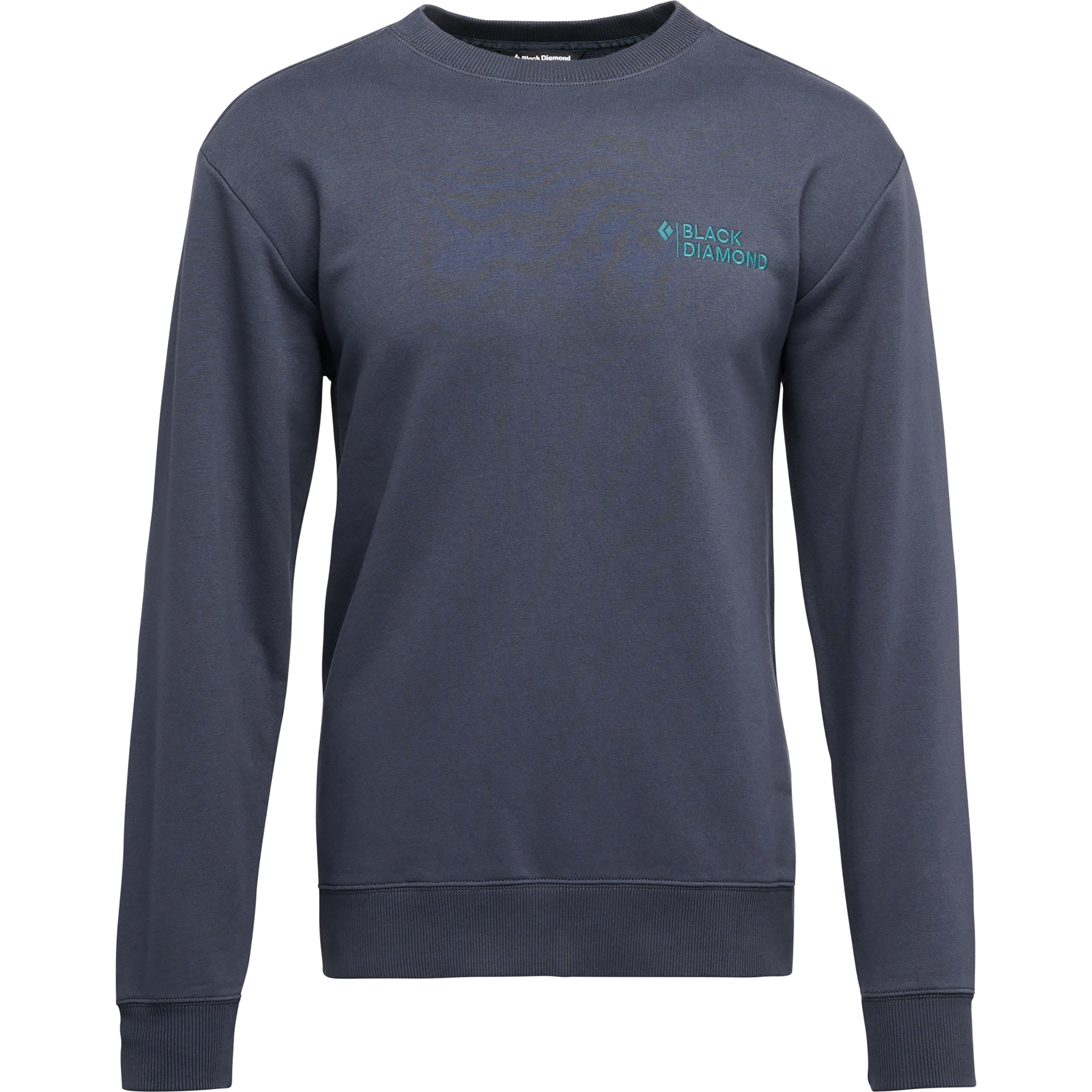 Black Diamond Mini Stacked Crewneck Herren Pullover blau Größe L Lifestyle Hautfreundlich