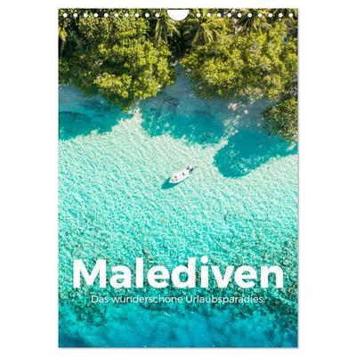 Malediven - Das wunderschöne Urlaubsparadies. (Wandkalender 2026 DIN A4 hoch), CALVENDO Monatskalender