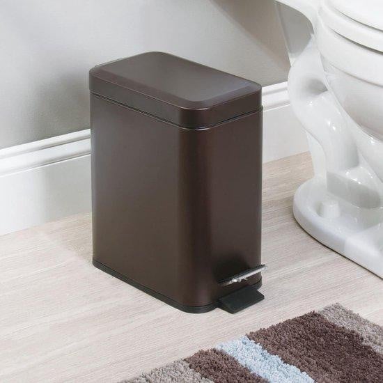 Famanu afvalbak 5 liter bronskleurig