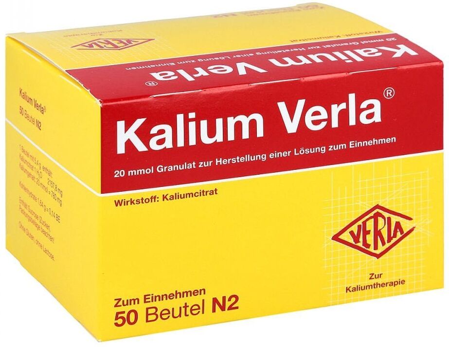 Glutamin Verla Kalium Verla Granulat 50stk