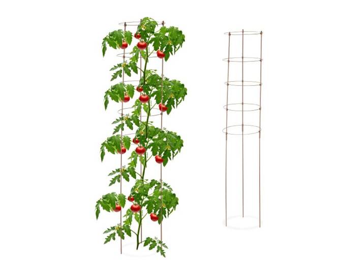 Relaxdays Rankhilfe 150 cm 2er Set braun