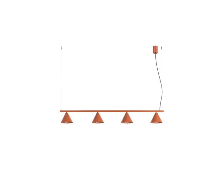 Design Pendellampe „Nox“ 4-flammig Ockerrot Sollux Lighting