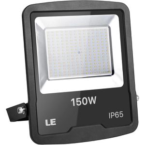 Lepro LED-Außenstrahler IP65 wasserdicht, 150 Watt / 12.000 Lumen, tageslichtweiß, 230 V