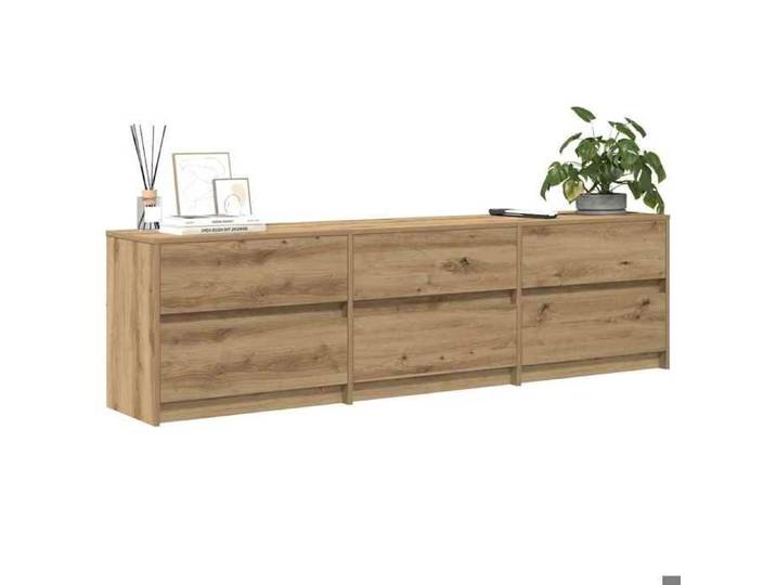 NEW Beige Meuble télé - - Unites TV 2 pc Chêne artisanal Bois d'ingénierie - design moderne(2parcel)8629157