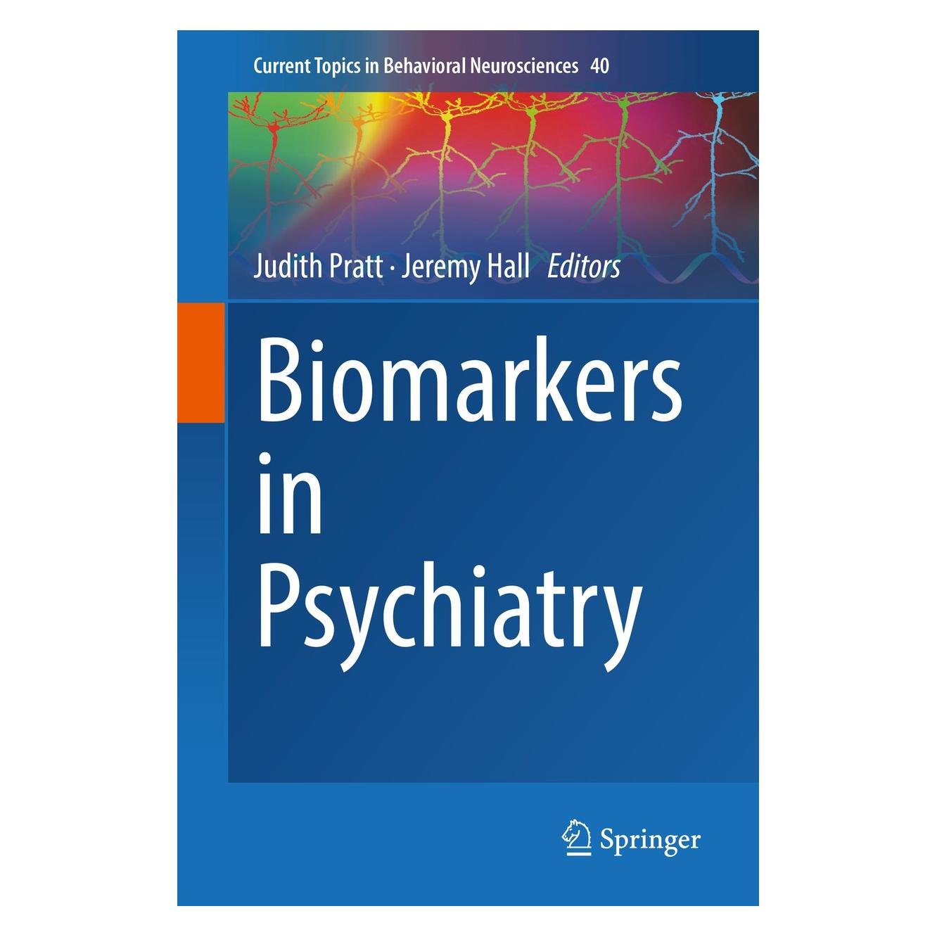Springer Biomarkers in Psychiatry (Englisch, Hardcover, Jeremy Hall, Judith Pratt) (9783319996417)