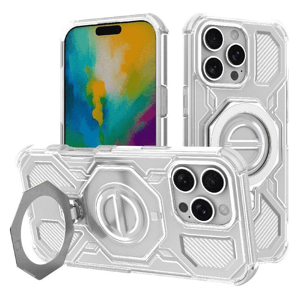 Techsuit - Carbon Shield PRO - iPhone 16 Pro - White Transparent (Apple iPhone 16 Pro) (59456748)