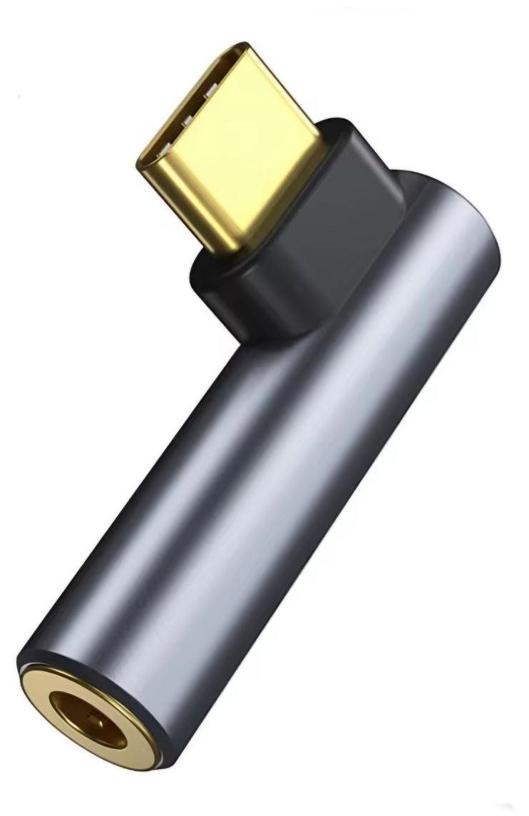 Planet Tech Universele audio-adapter USB Type-C naar 3,5 mm, edelstaal