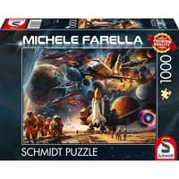 Michele Farella: Faszination Raumfahrt - Reise in ferne Galaxien, Puzzle 1000 Teile