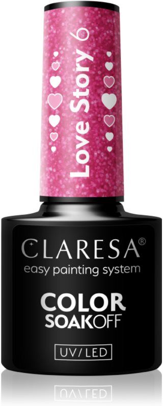 Claresa SoakOff UV/LED Color Love Story gel nail polish shade 6 5 g